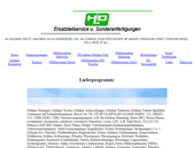 Tablet Screenshot of hlo-ersatzteilservice.de